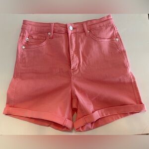 Judy Blue Coral Pink Women's Shorts